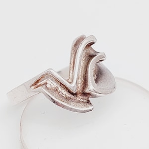 Vintage Lapponia silver ring Björn Weckström size 12 Scandinavian design