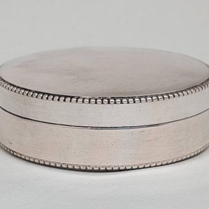 Nostalgic 800 silver tin pill box pill box tin for pills