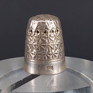 Antique Thimble 835 Silver Tailoring #F12