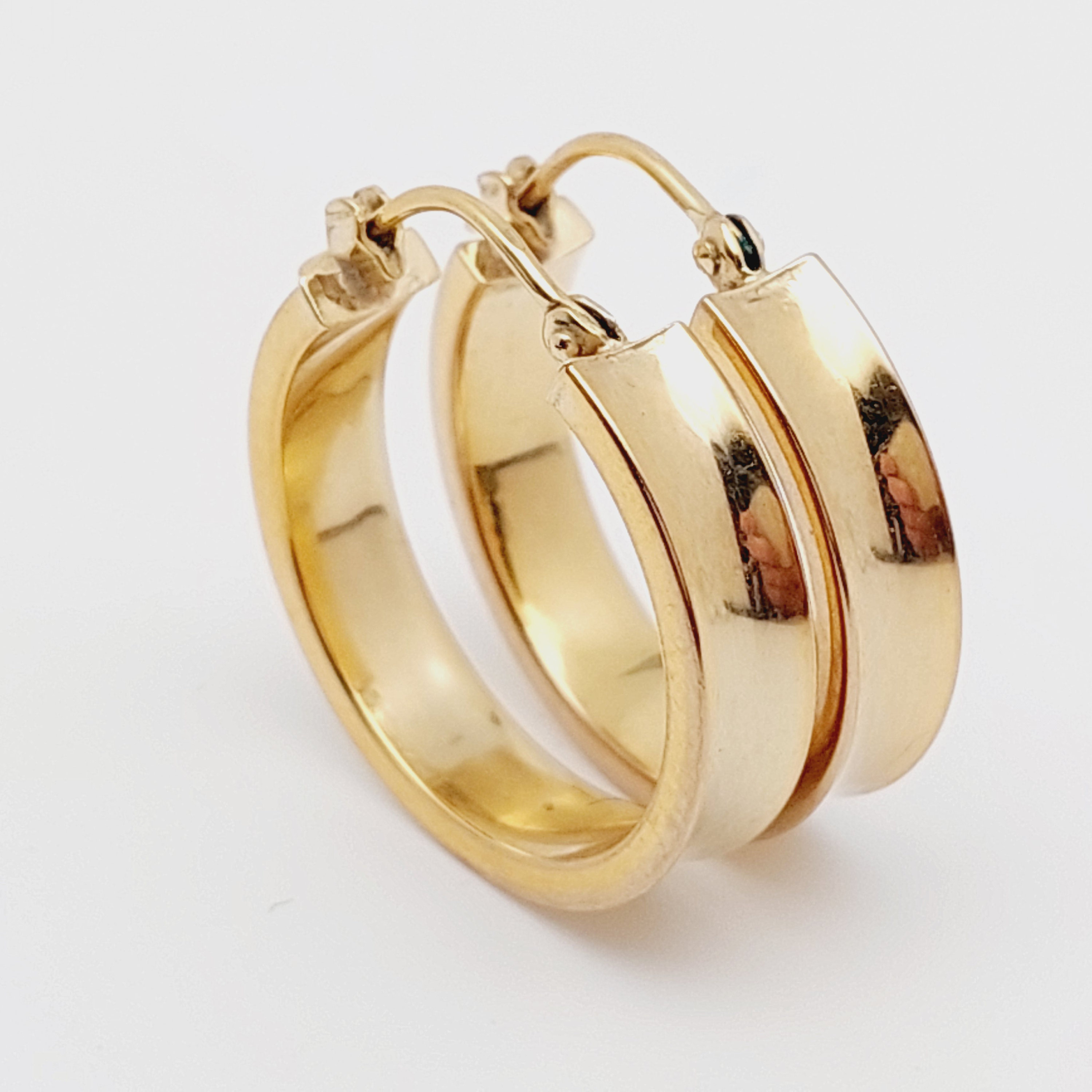 ピアス VINTAGE HOLLYWOOD Two-tone Ring Earrings BMH1304 ピアス [VINTAGE HOLLYWOOD] Two-tone Ring Earrings