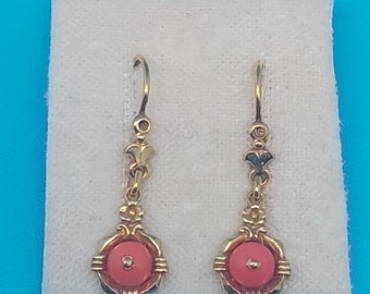 Biedermeier double earrings earrings hanging earrings antique #1