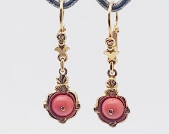 Biedermeier Double Earrings Antique Dangle Earrings #10 Victorian Earrings for Women