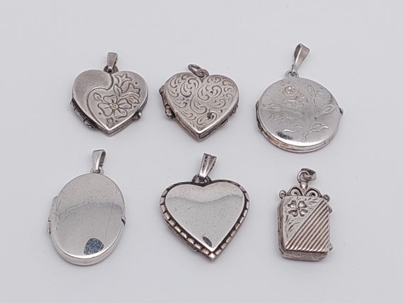 Antique medallion 835 silver pendant gift engagem… - image 10