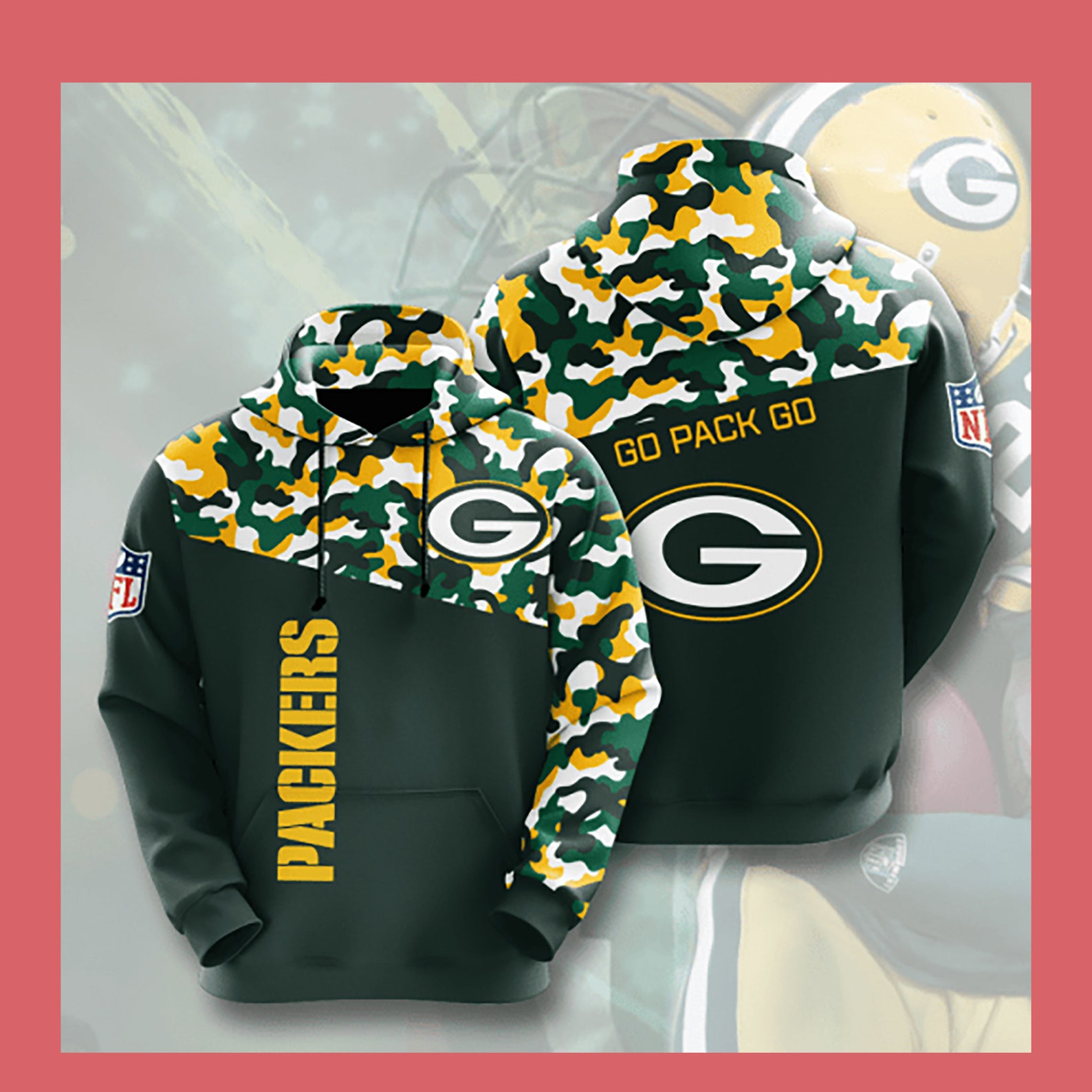 GBP01041 Green Bay Packers NFL Apparel Gift For Fans Bomber | Etsy