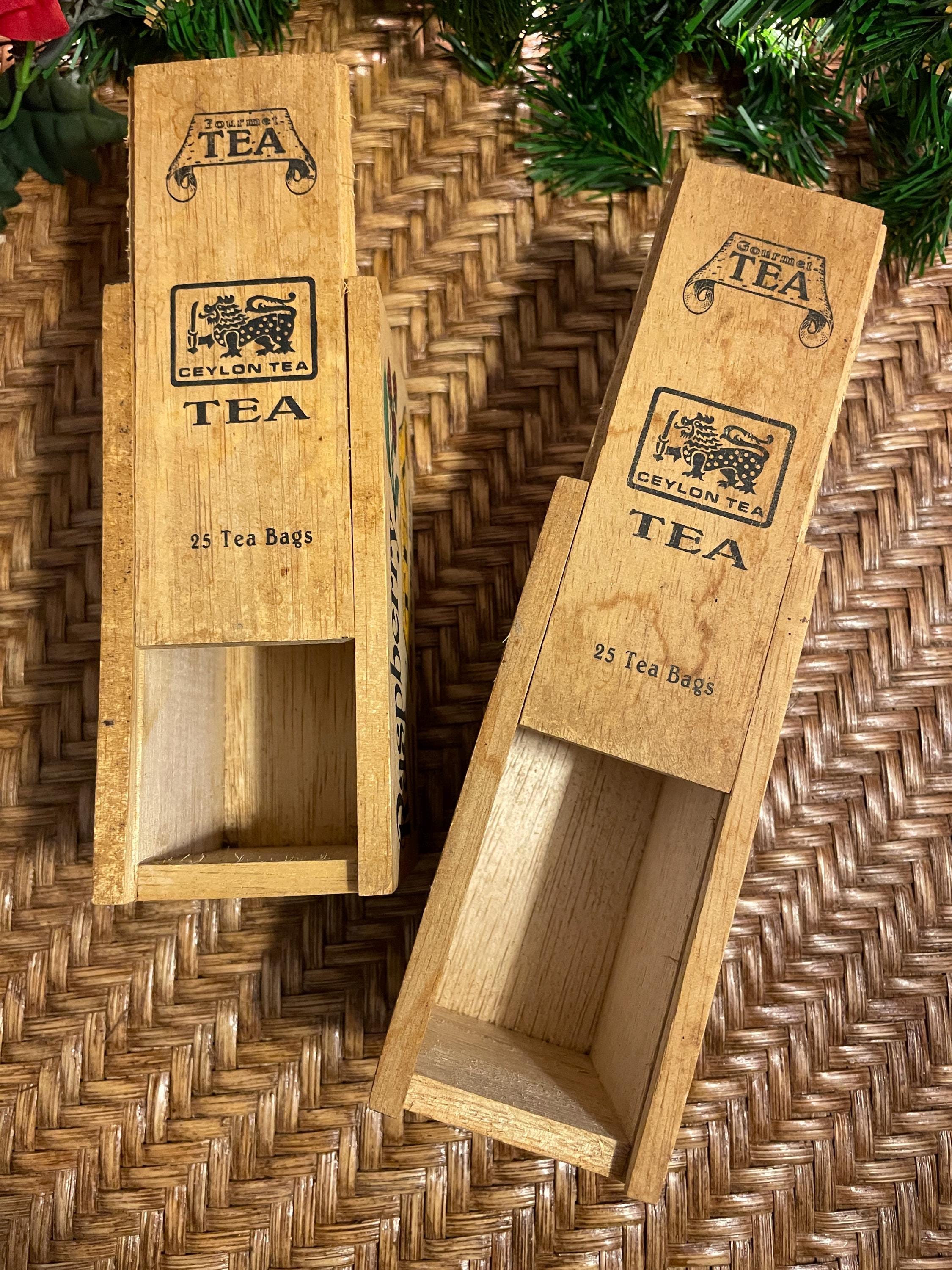 Vintage Strawberry & Raspberry Ceylon Tea Wood Crate Boxes - Etsy