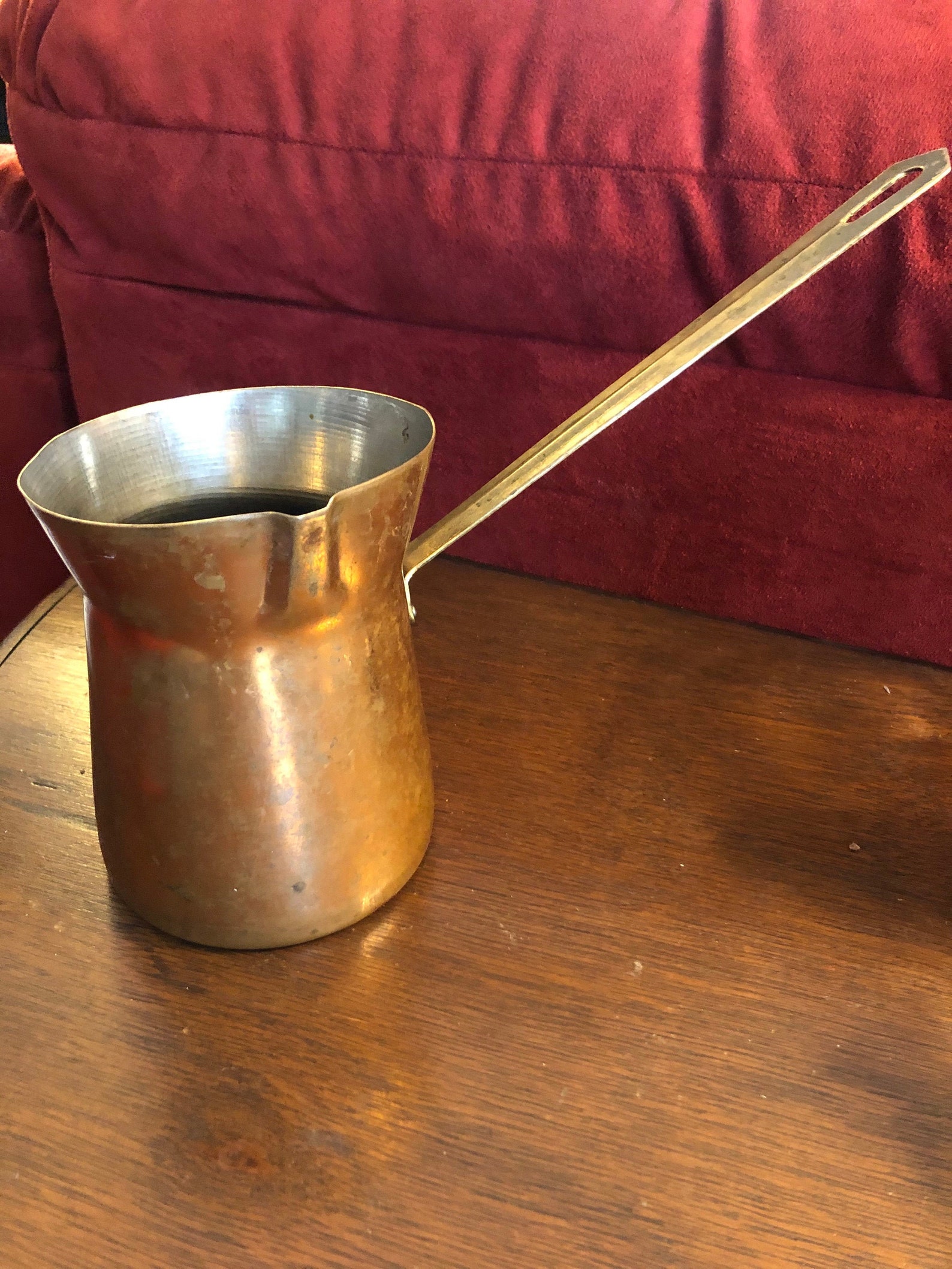 Vintage Copper Melting Pot ODI Made In Korea Solid Etsy