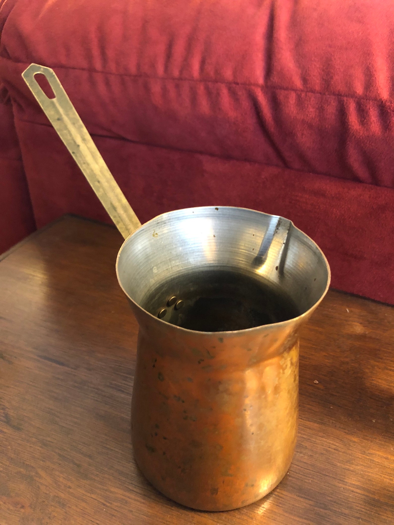 Vintage Copper Melting Pot ODI Made In Korea Solid Etsy