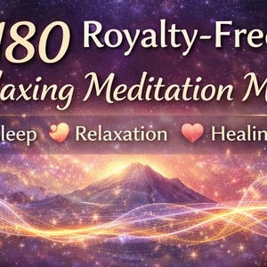 180 pistas de música de meditación sin regalías / Música relajante y curativa de larga duración para dormir, yoga, mindfulness y videos imagen 2
