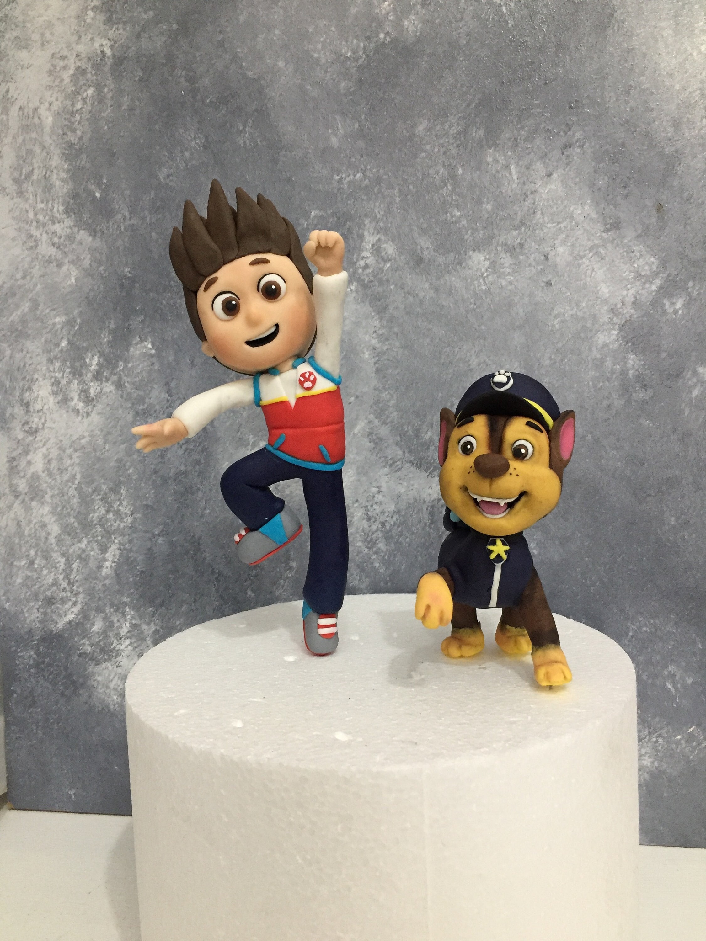 Ryder Boy and Chase Paw Patrol / Cake Topper, Birthday Party / Cake ...