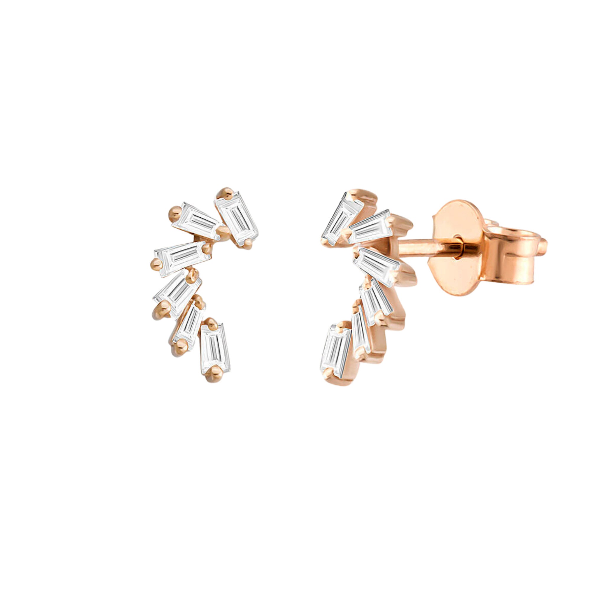 Hatley shop baguette earrings