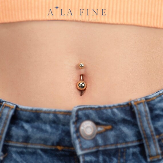 Navel on sale piercing gold