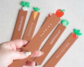 Pflanzschilder Gemüsestecker Obststecker Beetstecker | Schilder fürs Aussähen | verschiedene Sorten