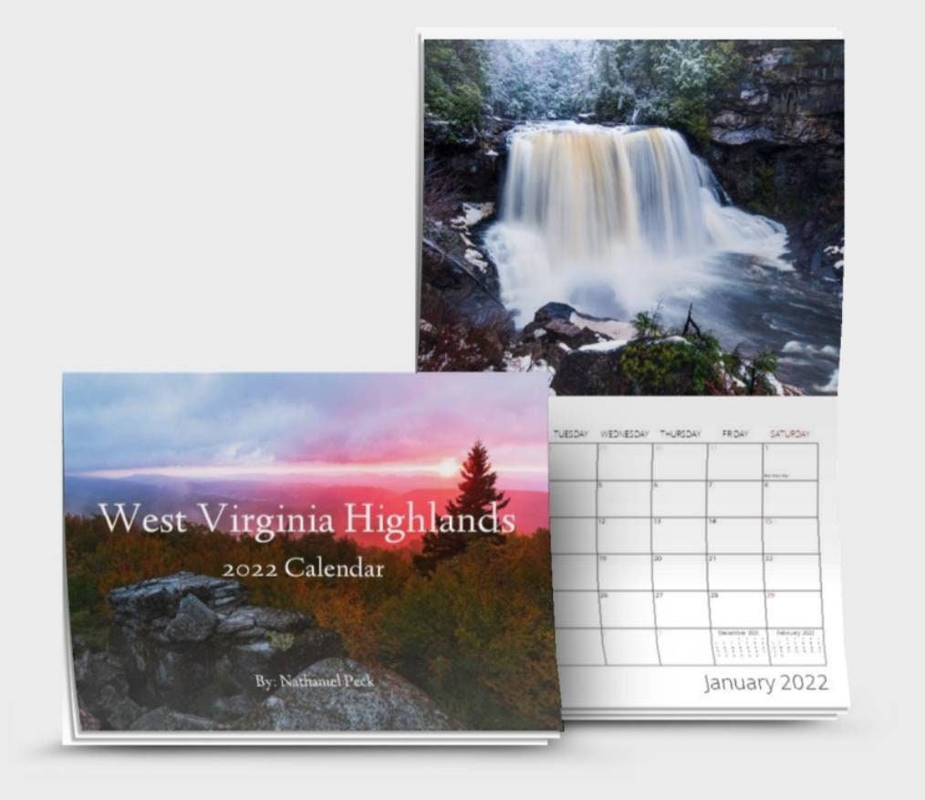 2022 West Virginia Highlands Calendar Preorder | Etsy