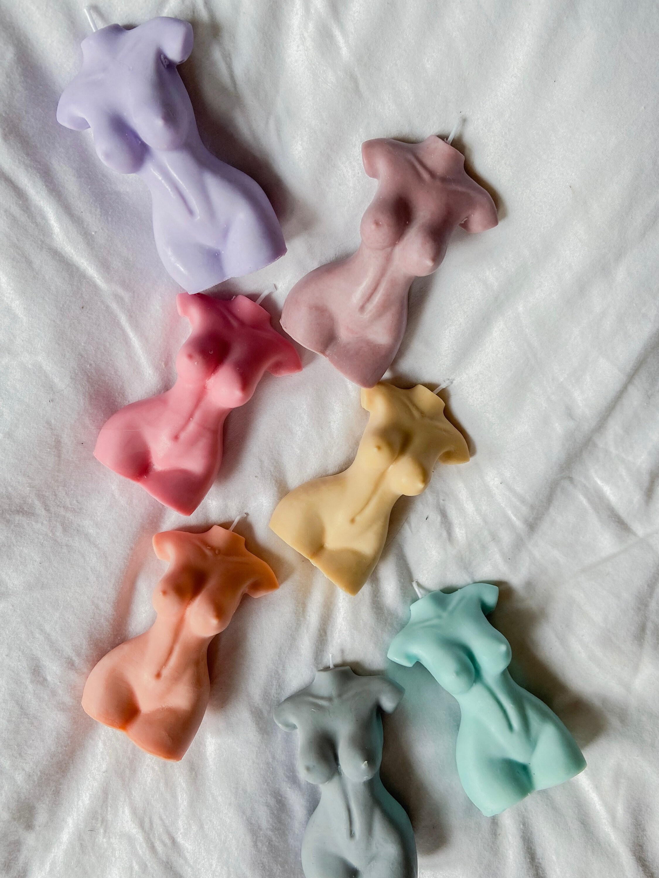 Female Body Candle 100 Soy Wax Etsy