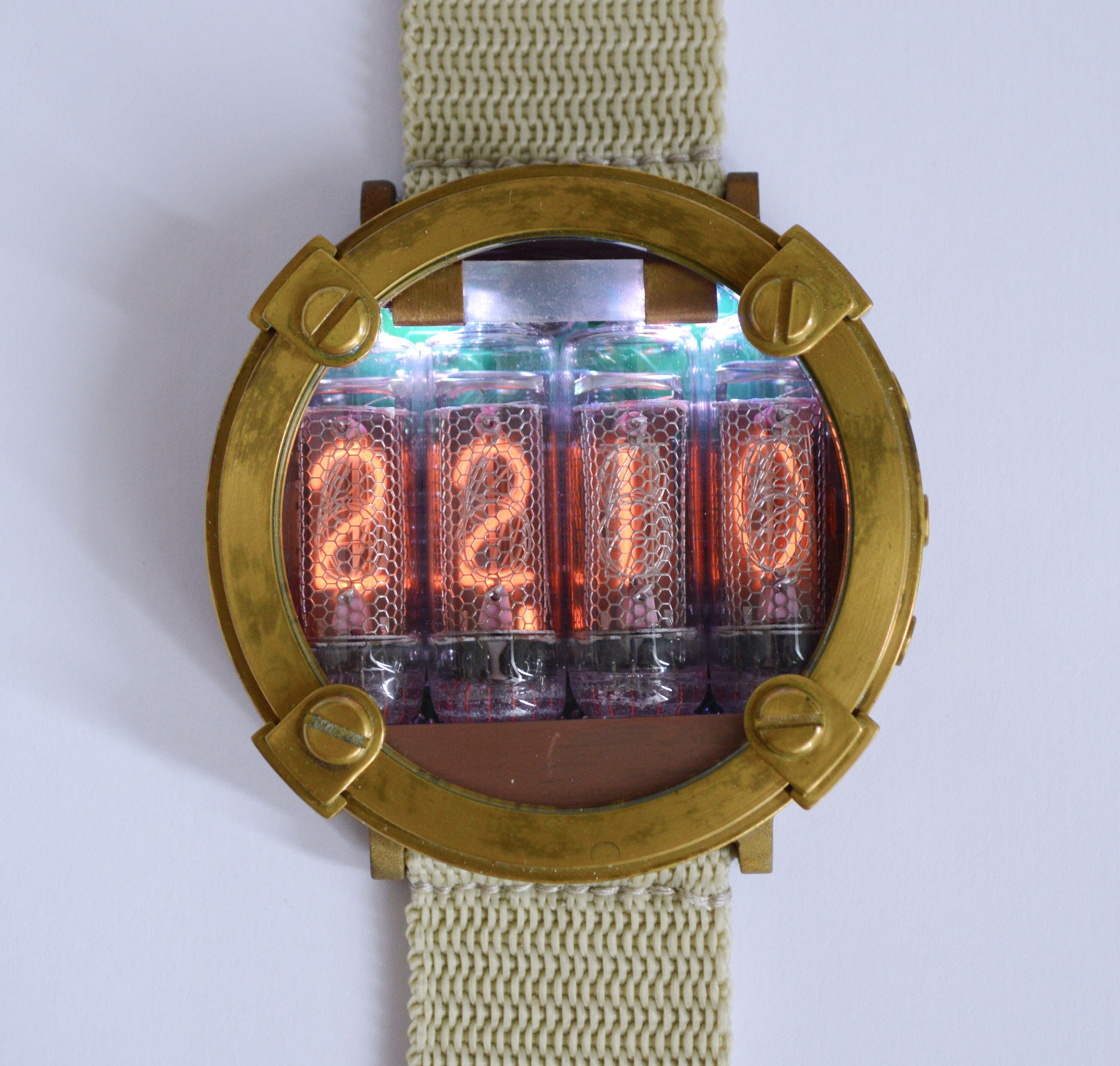 Wrist watches IN 16 metro NIXIE watch / Clock wrist on Etsy