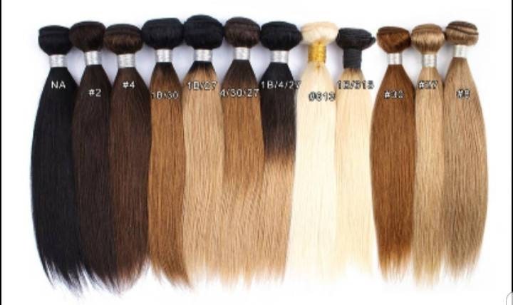 Straight Weave100% Virgin Human Hair Extensions Bundles - Etsy Straight Weave100% Virgin Human Hair Extensions Bundles - Etsy