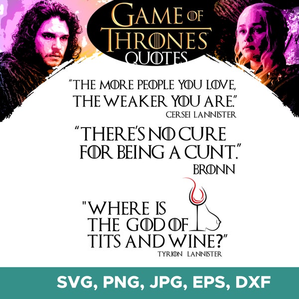 SVG, Game of Thrones, GOT, Serials, quotes, Game of thrones quotes,