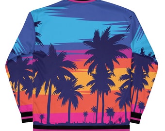 Palm Trees X Sunsets Track Jacket - Etsy