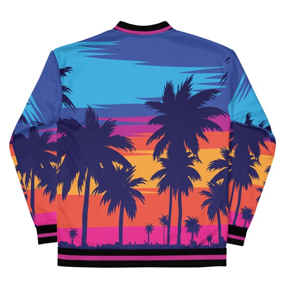 Palm Trees X Sunsets Track Jacket - Etsy