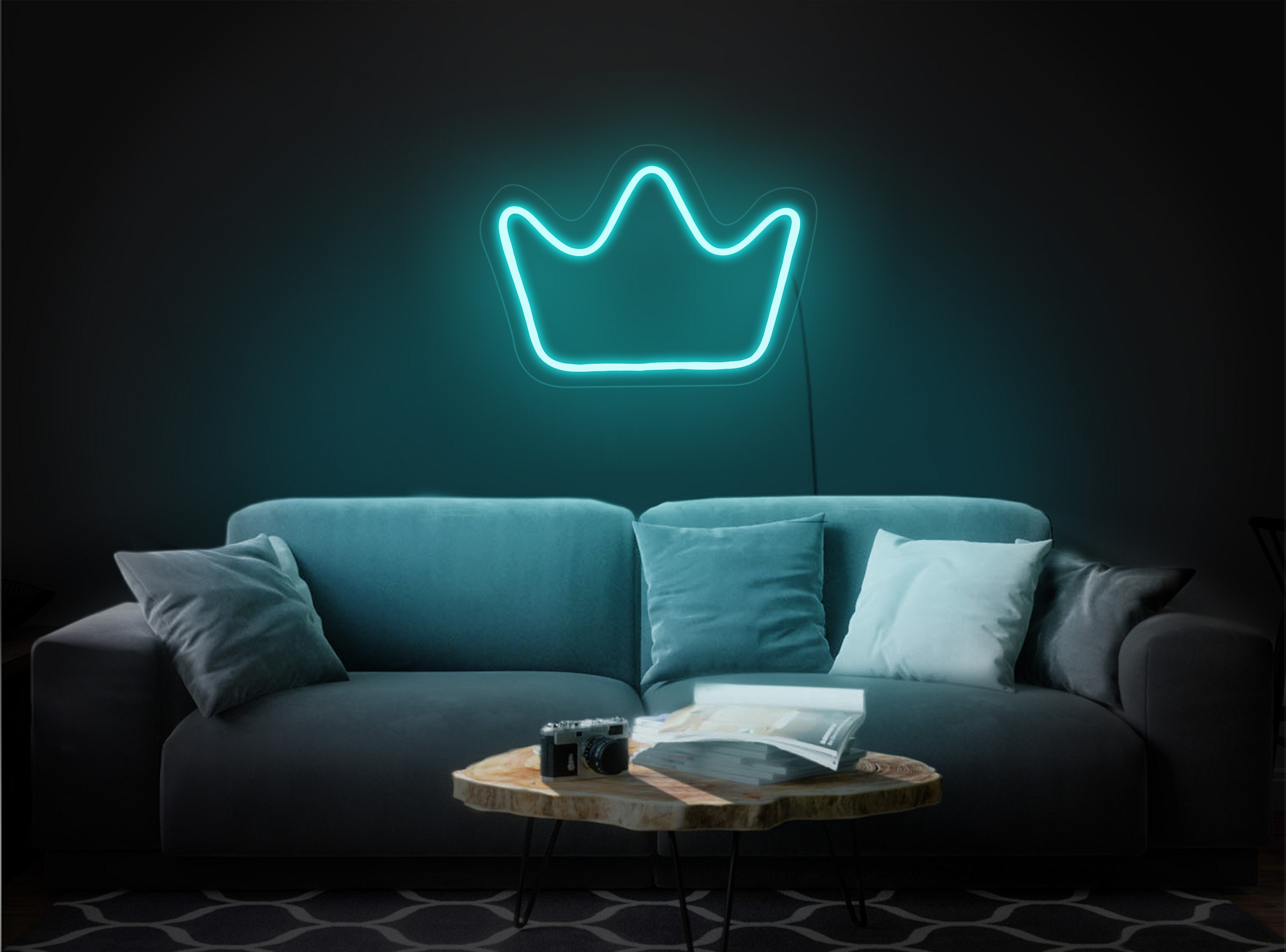 Krone Neon Schild Krone Led Schild Queen Krone Neon Schild | Etsy