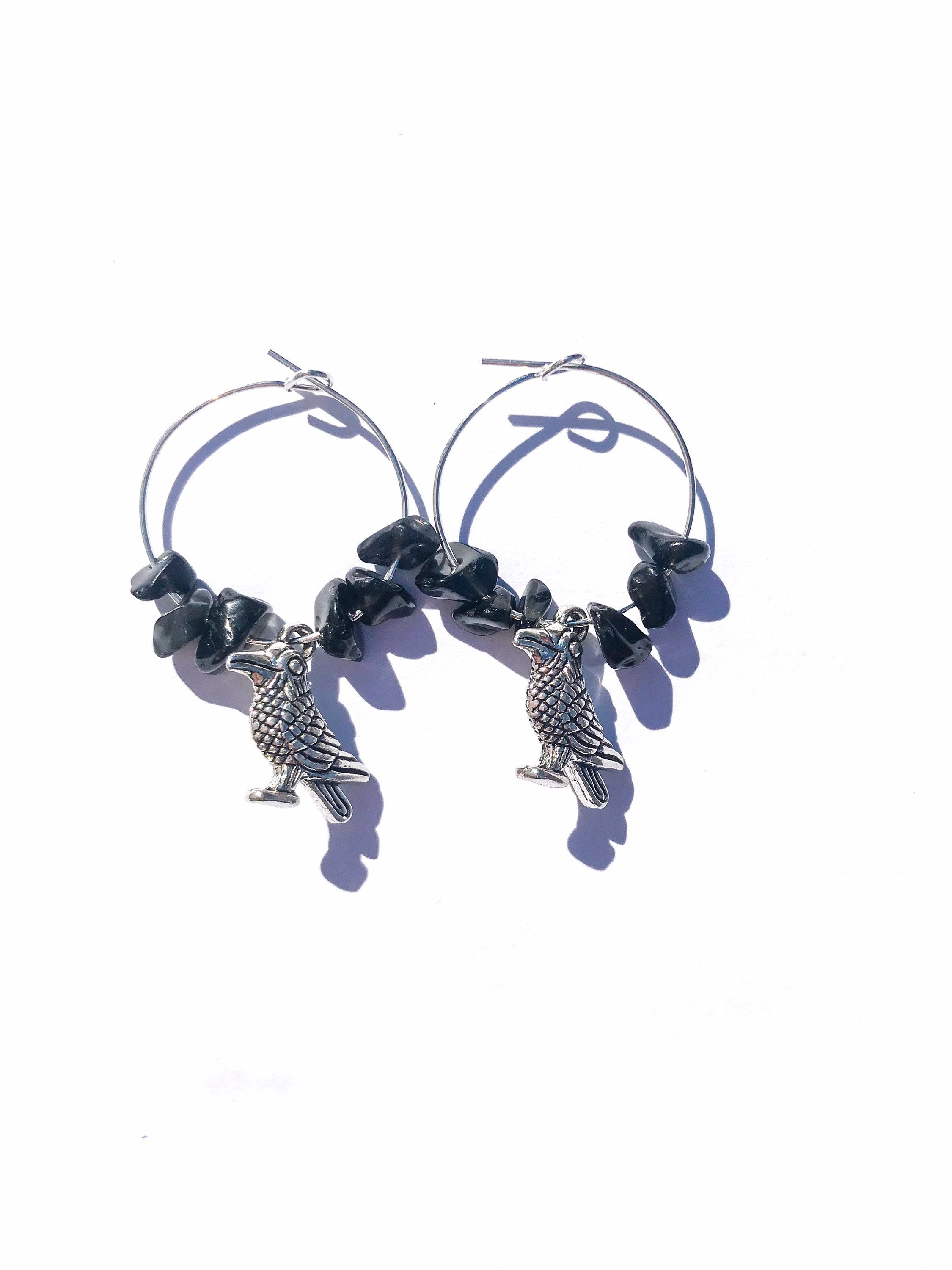 Kaz Brekker “The Crows” inspired hoop earrings