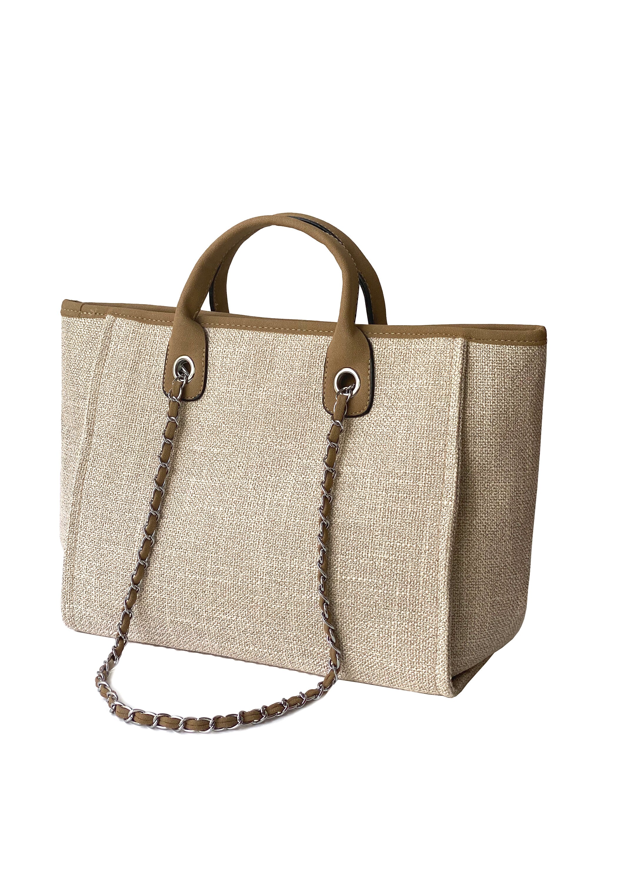 Classic Canvas Tote Bag Beige Neverfull Bag Designer Etsy