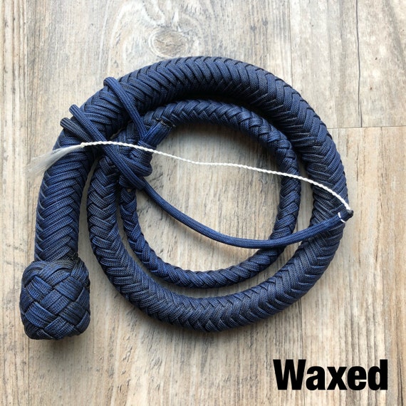 3 Paracord Snake Whip Dark Blue Etsy