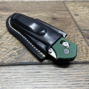 Horizontal Leather Sheath for Benchmade 940 Osborne Folding Knife