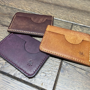 Mini Leather Wallet, 3-Pocket