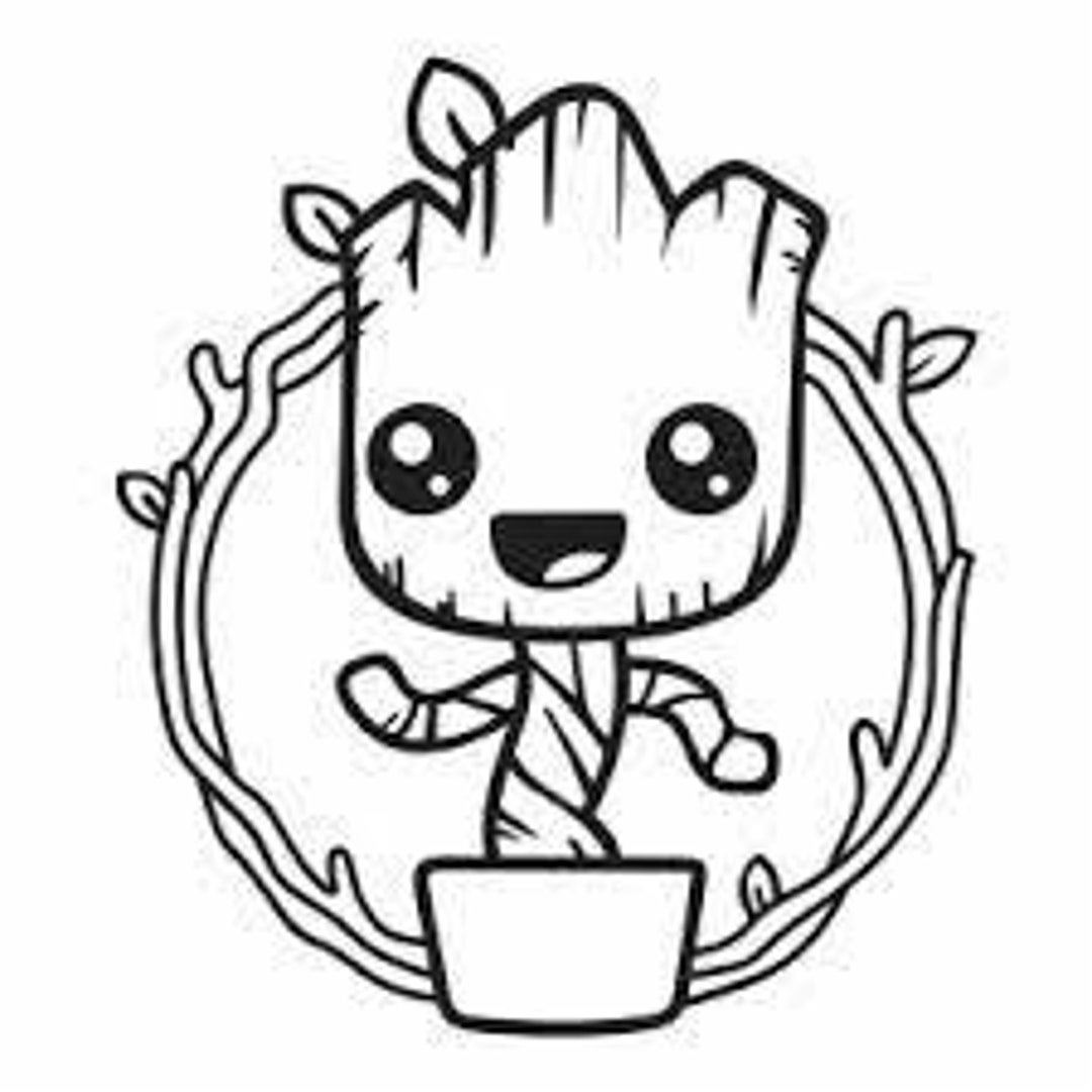 Baby Groot Cricut Design SVG I Am Groot Guardians of the - Etsy