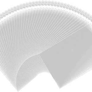 Acid-Free Crystal Clear Sleeves Storage Bags/Cello Clear Bags with Re-Seal Strip On Top-4X6; 5X7; 8X10; 11X14; 9X12; 16X20; 20X24 AND MORE.