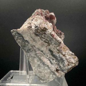 X ROSELITE, CALCITE Aghbar Mine Bou Azzer, Morocco