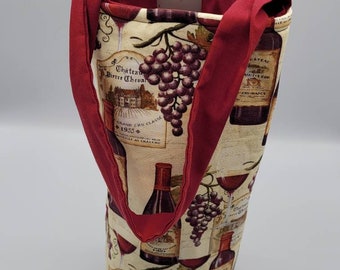 Wine Koozie (6x12), Christmas and Holiday Options Available