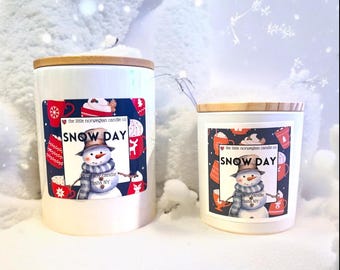 Peppermint Mocha scented soy candle Peppermint chocolate scent vanilla and peppermint fall holiday candle