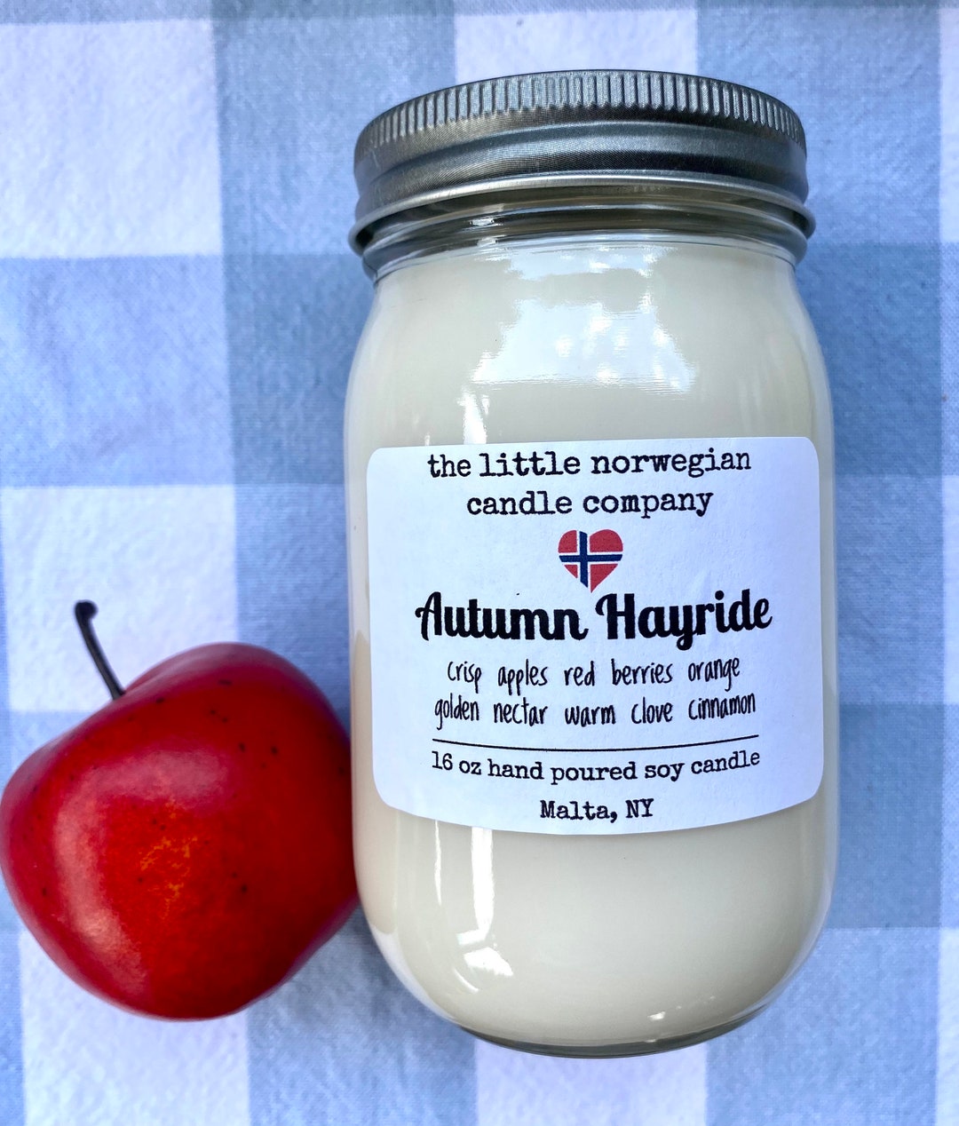 Fall Scented Soy Candle Warm Clove and Cinnamon Scented Candle Etsy