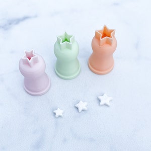 Star Micro Clay Cutter | Mini Polymer Clay Cutters | Christmas Polymer Clay earrings | cookie cutters | air dry clay | metal clay