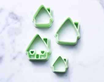 Gingerbread House Polymer Clay Cutter | Christmas | Cookie cutter | Laralu Clay