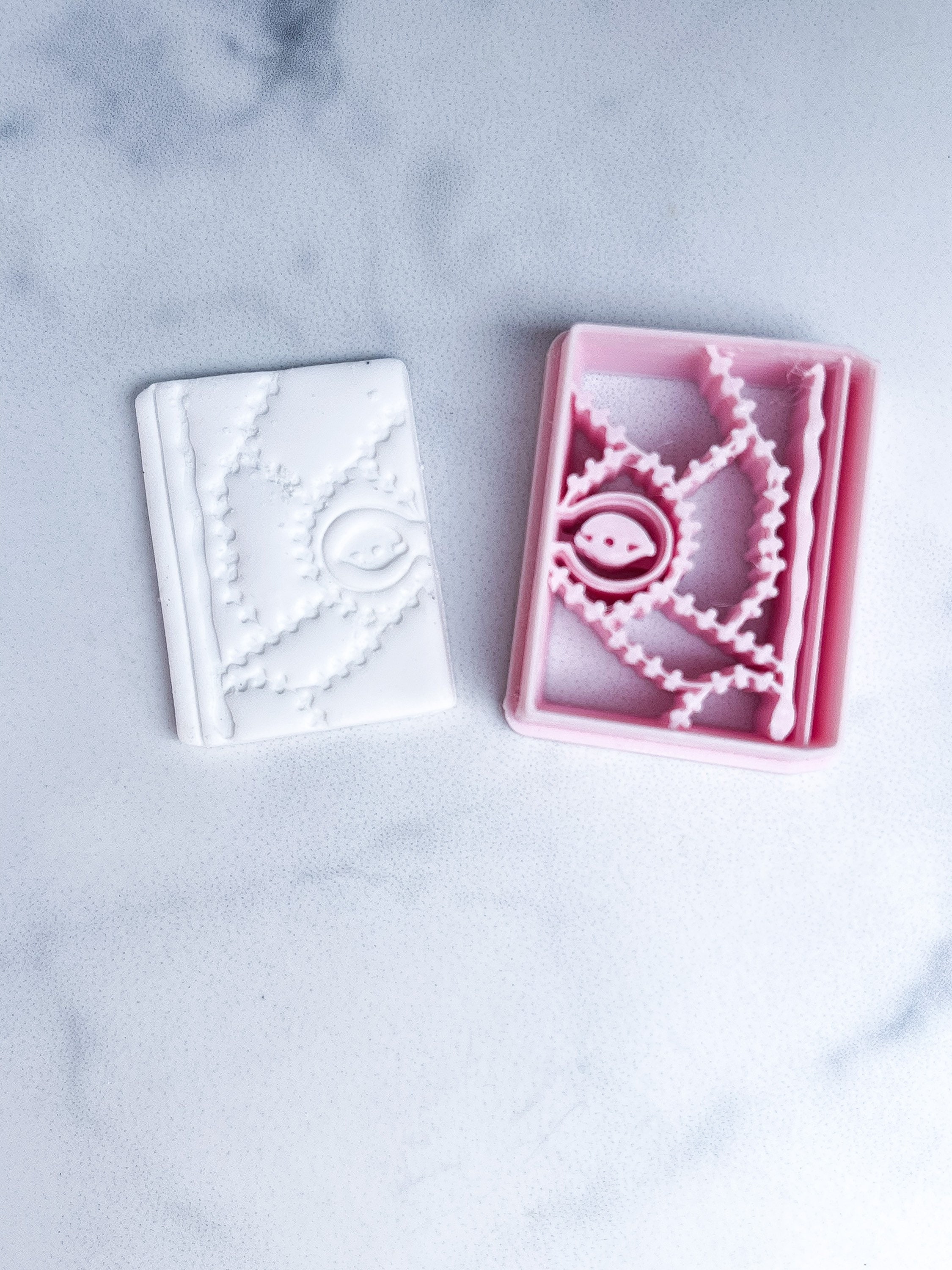 Spell Book Polymer Clay Cutter Polymer Clay Earrings Etsy