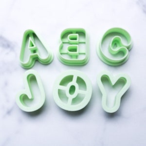  Sculpd Letter Stamps for Air Dry Clay, Personalise Your Pottery  Creations, 6mm Tall Letters for Clay Made from Eco-Friendly Material,  Available in Pastel Pink and Pastel Green : Arts, Crafts