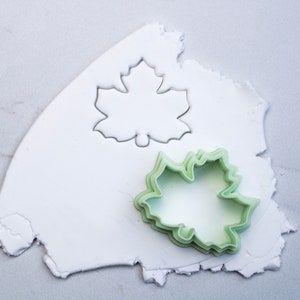 Maple Leaf Polymer Clay Cutters | Polymer clay earrings | Cookie cutter