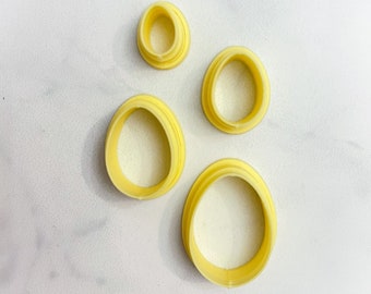 Osterei Ausstechform Ausstechformen | Fimo Ohrringe | Laralu Ton | Metallknete lufttrocknender Ton