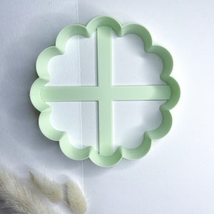 Scalloped Circle Coaster Polymer Clay Cutters | 10cm Coaster Polymer Clay | Polymer Clay Cutter | Cookie cutters