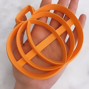 Pumpkin Coaster Cutter | Polymer Clay Cutters | 10cm Coaster Polymer Clay | Polymer Clay Cutter | Cookie cutters