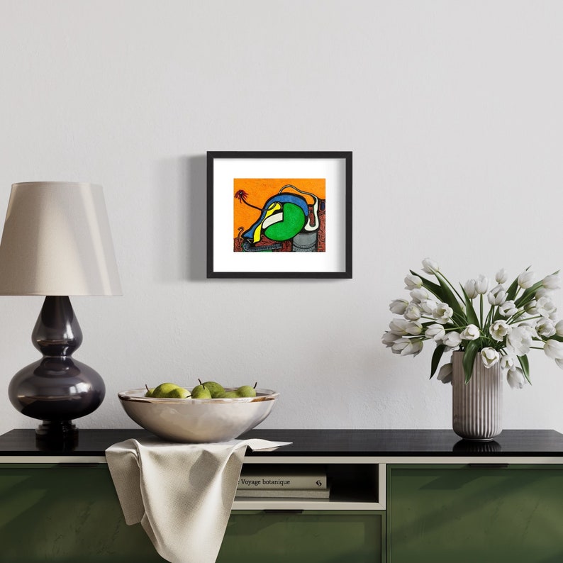 A Flower Fades Original Modern Art Abstract Statement Painting Etsy UK