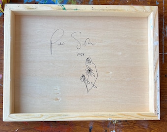 Somewhere Only We Know original painting on cradled wood panel, 9x12 (1” depth) original art, rare collectible, ready to hang