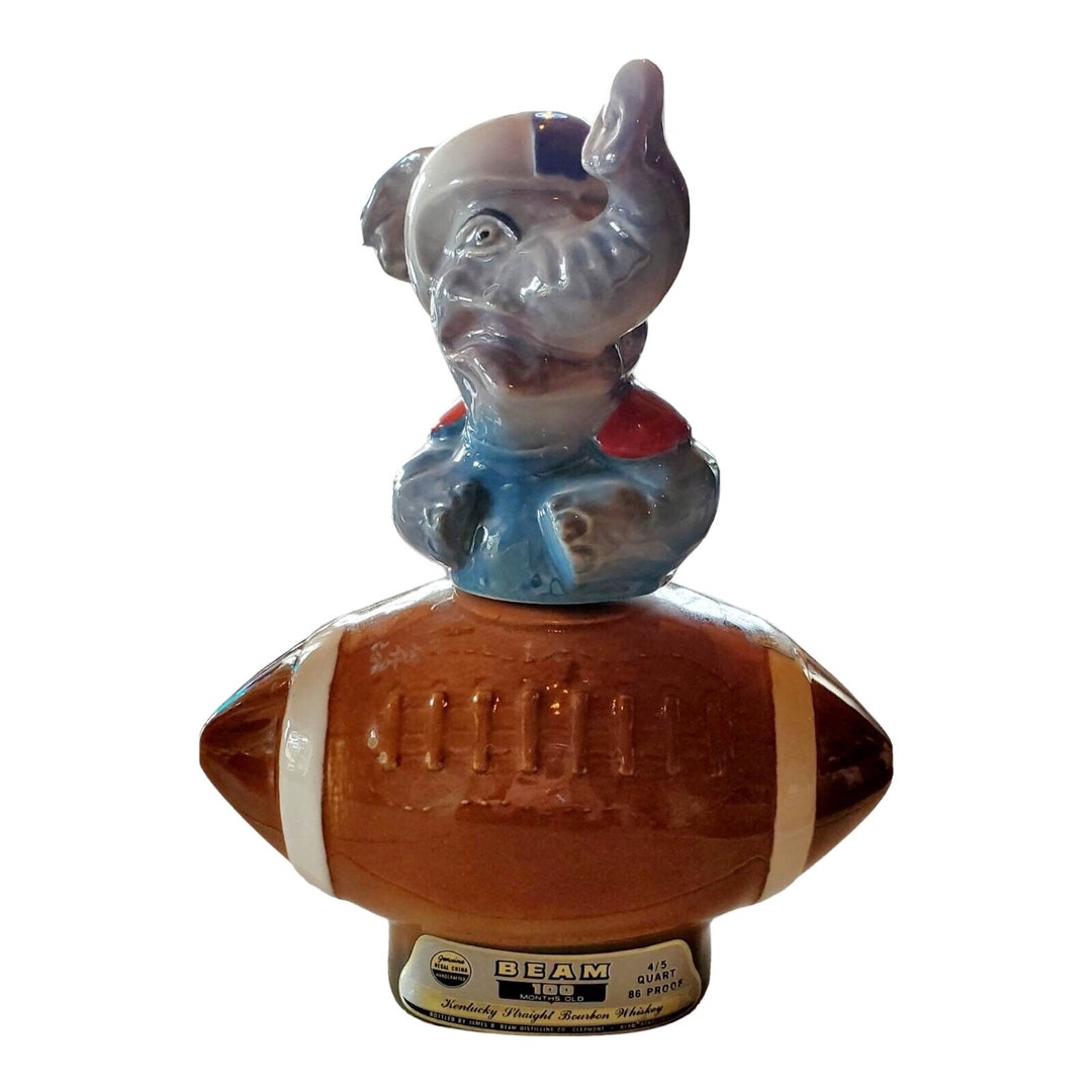 Vintage 1972 Jim Beam Elephant Decanter Republican Party EMPTY Etsy