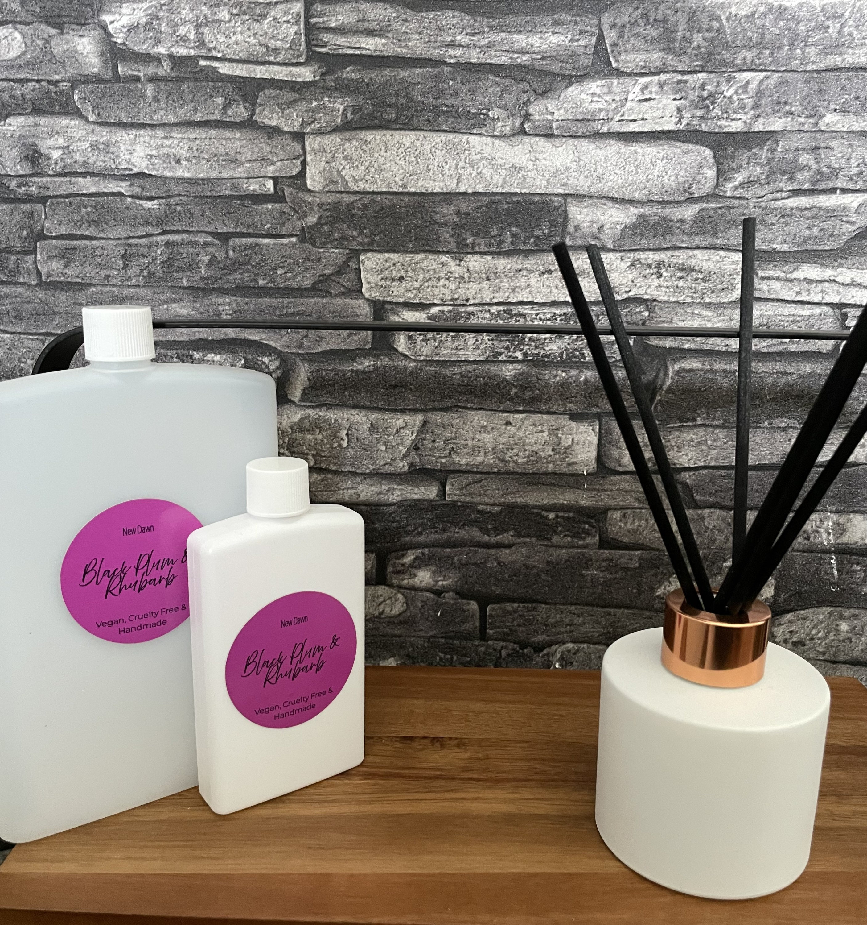 Black Plum & Rhubarb Diffuser Oil Refill Fragrance Reed Etsy
