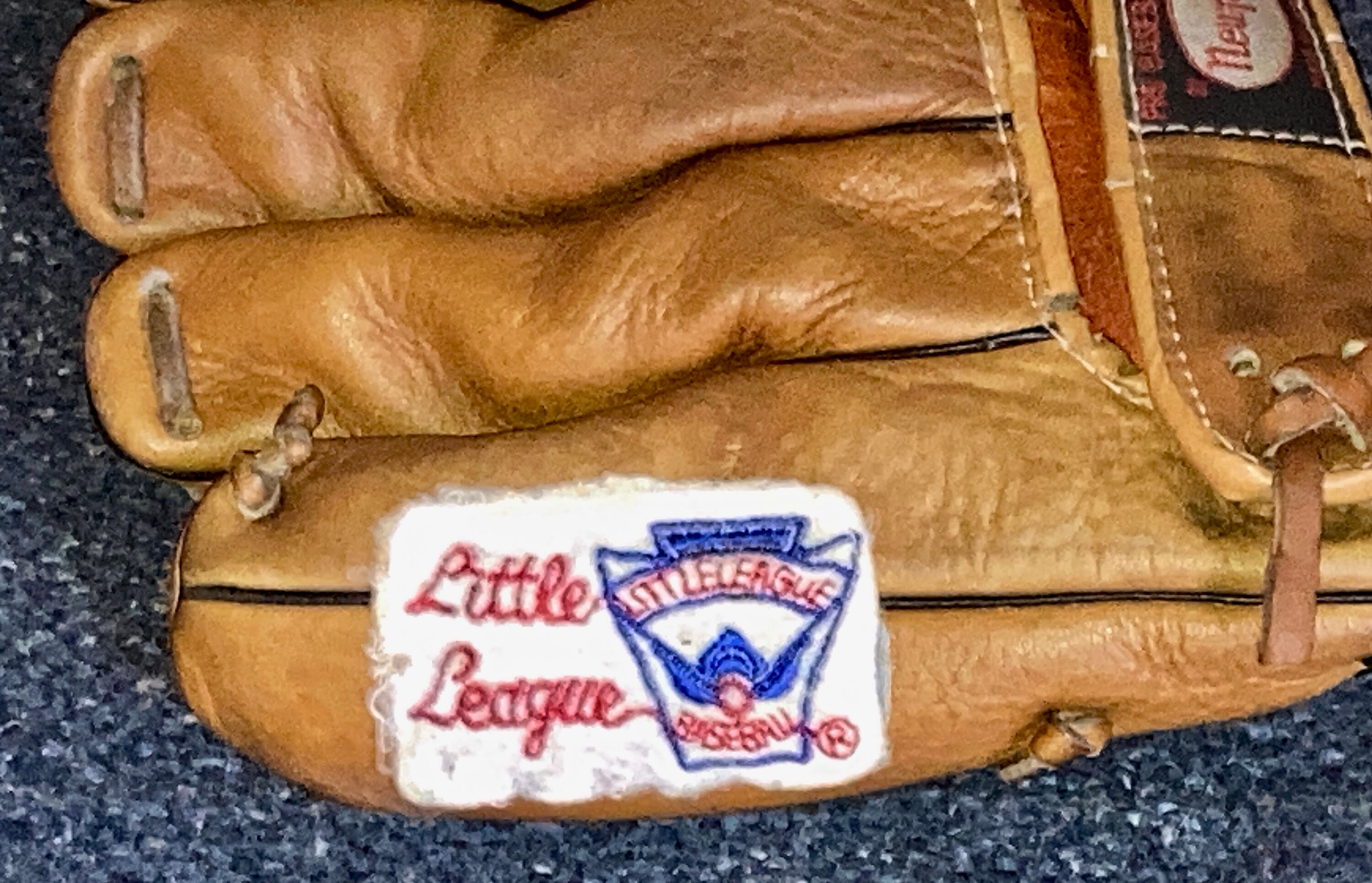 Little League Baseball Glove Old Baseball Glove Antique Etsy
