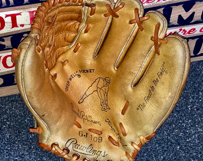 Baseball Glove Brooks Robinson Rawlings Etsy