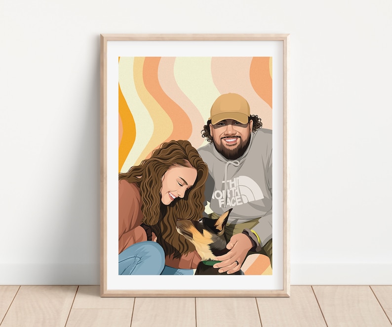 Custom Portrait, Couple Portrait, Cartoon Portrait, Custom Family Portrait, Couple Drawing, Personalized Portrait, Mother's Day Popart